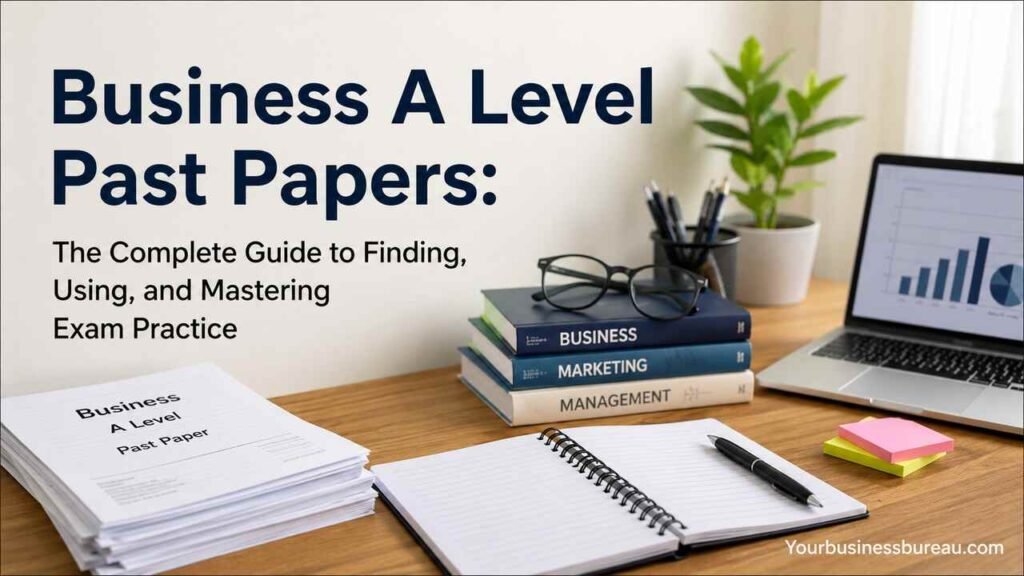 Business A Level Past Papers: The Complete Guide to Finding, Using, and Mastering Exam Practice Business A Level past papers study guide with exam practice materials