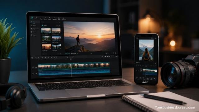 CapCut workspace for creating social media videos