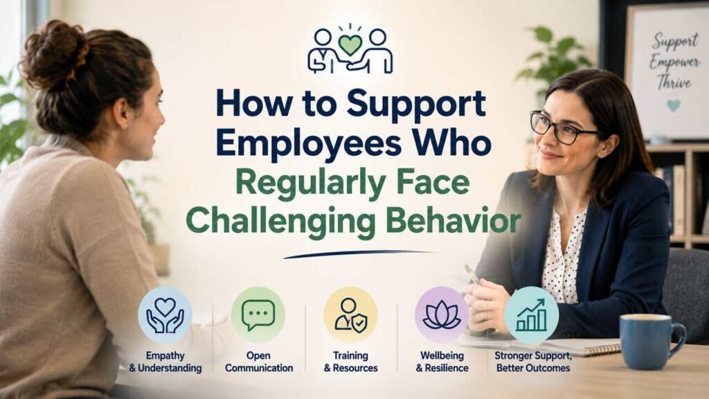 How to Support Employees Who Regularly Face Challenging Behavior Support employees who regularly face challenging behavior.