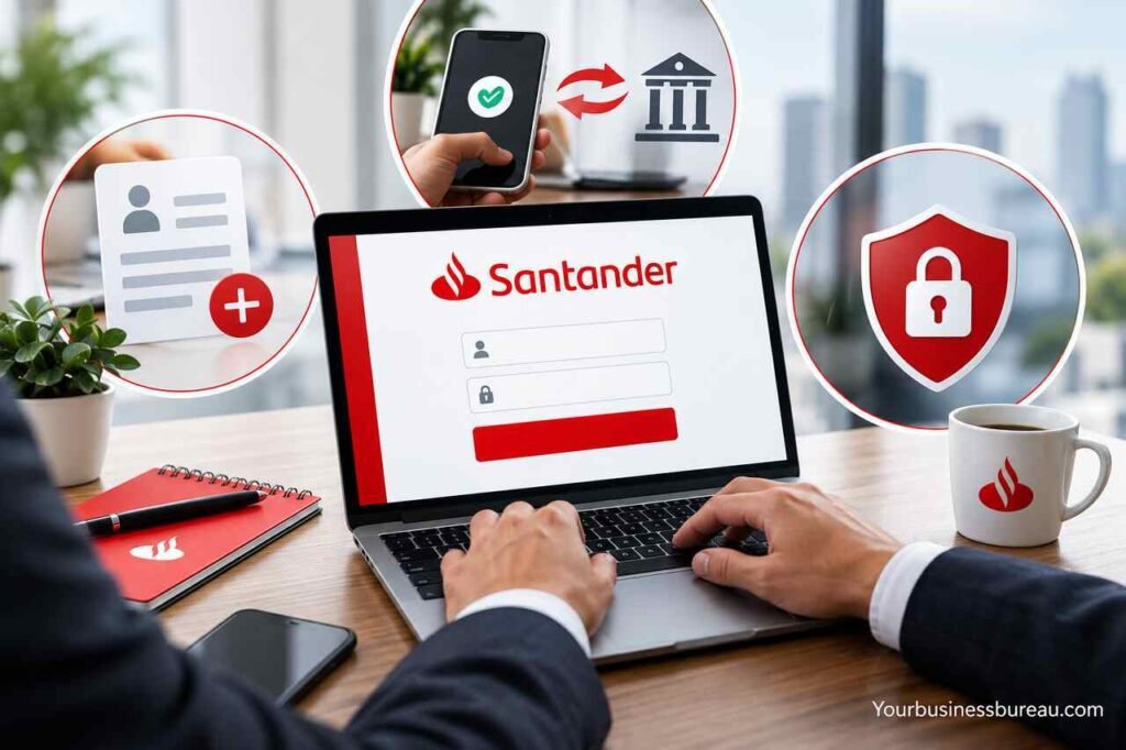 Santander Online Banking Business: Login, Registration, Payments and Security Guide Santander Online Banking Business login and secure payments