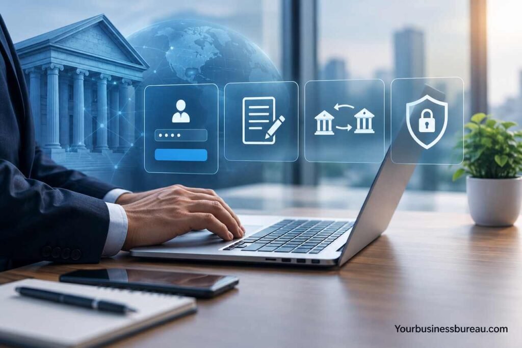 BOI Business Online corporate banking login and secure transfers