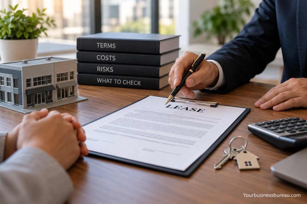 Business Lease: Terms, Costs, Risks, and What to Check Before Signing Business lease agreement review before signing