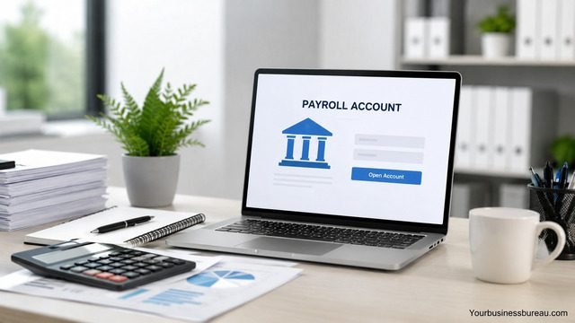 Open a payroll account before paying employees
