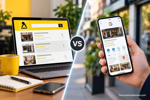 Yell Business vs Google Business Profile comparison