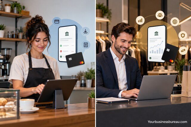 Standard SumUp Business Account vs Business Account Plus comparison for small business owners.