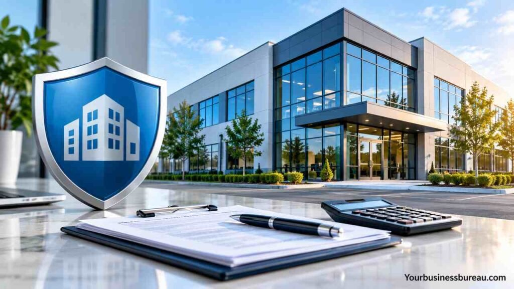 Business Property Insurance: Coverage, Costs, Exclusions, and How to Choose a Policy Business property insurance protection for a commercial building