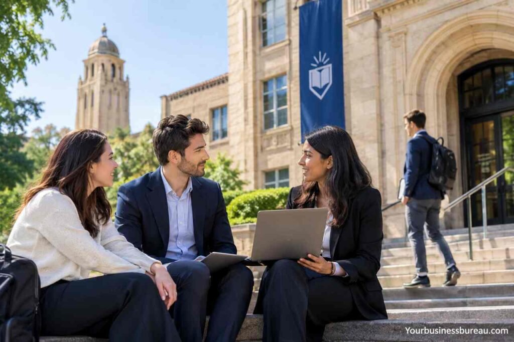 Saïd Business School: Programs, MBA, Admissions, Fees and Career Opportunities Saïd Business School campus and students