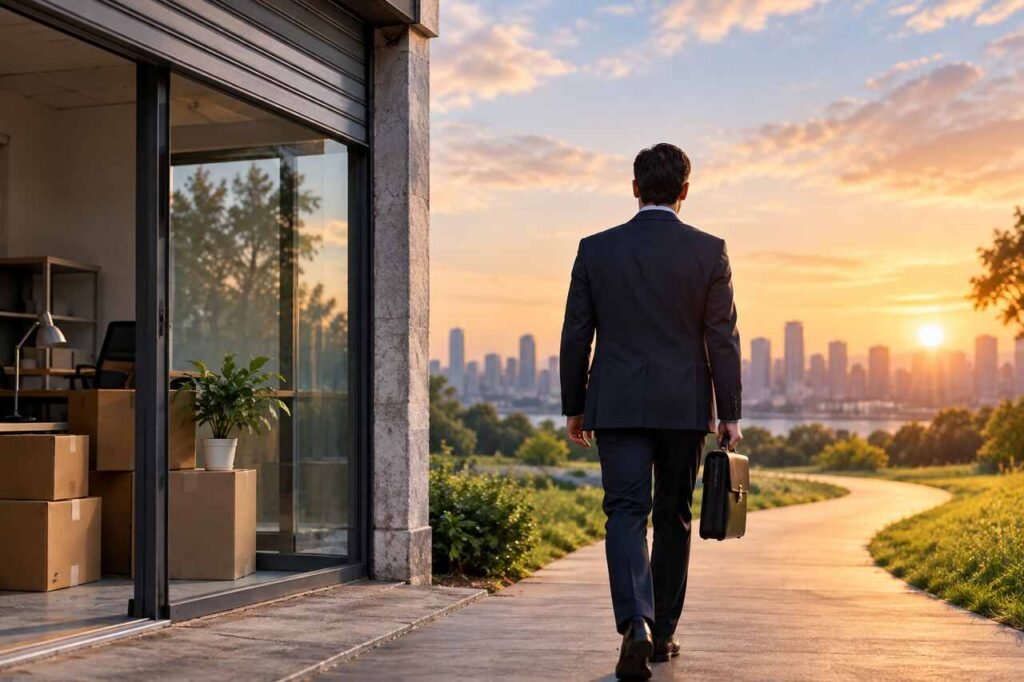 How to Navigate the Wind-Down of a Struggling Business Without Damaging Your Reputation Business owner managing a professional business wind-down.