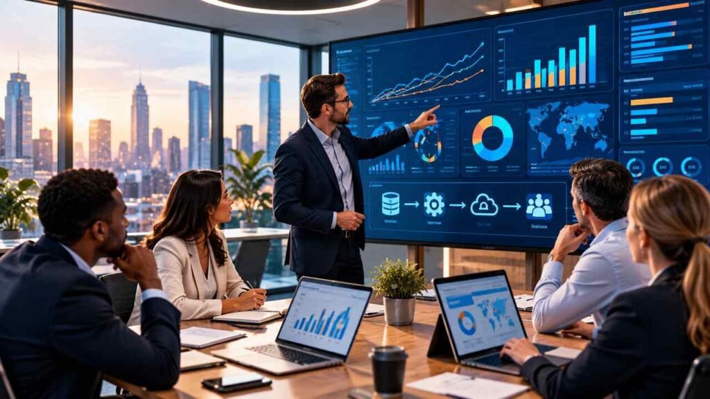 How Businesses Can Turn Operational Data Into Faster, Smarter Decisions Business professionals analyzing operational data to make faster, smarter decisions.