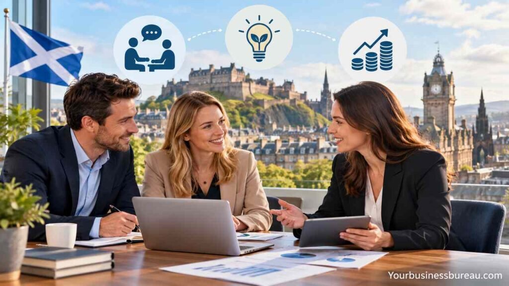 Business Gateway Scotland: Free Business Advice, Start-Up Support and Funding Guidance Business Gateway Scotland providing free business advice, start-up support and funding guidance.