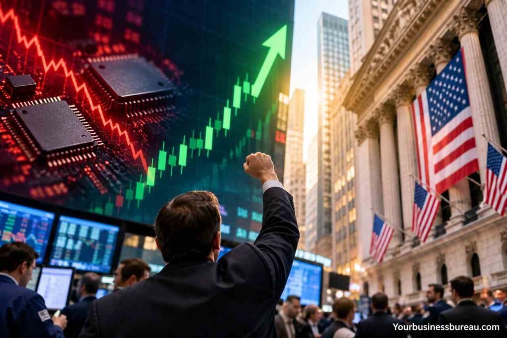US Stocks Rebound After Semiconductor Selloff Ahead of Tech Earnings US stocks rebound as Wall Street recovers from semiconductor selloff ahead of tech earnings.